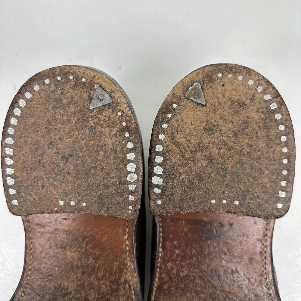 Florsheim v cleat‎ wingtip shoes mens size 9.5 C 57237 comb last Vintage